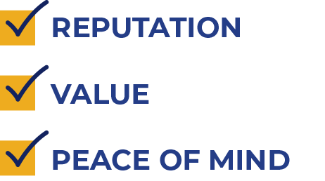 Reputation, Value, Peace of Mind