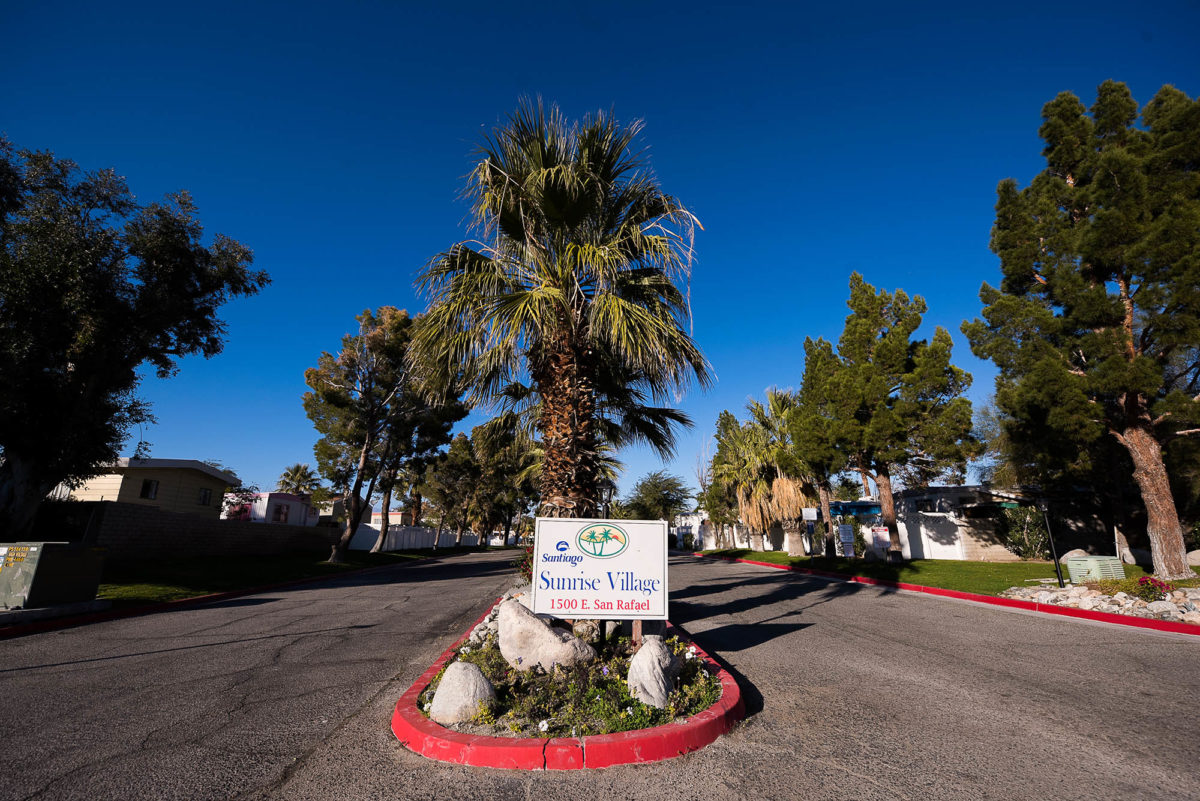 Sunrise Village sign